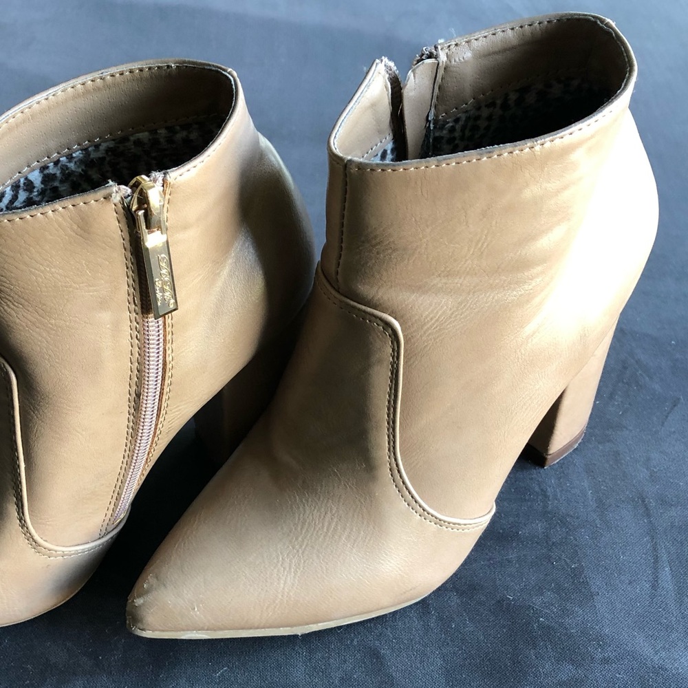 DB DK FASHION Toe Zip Tailored Ankle Booties | 7.5